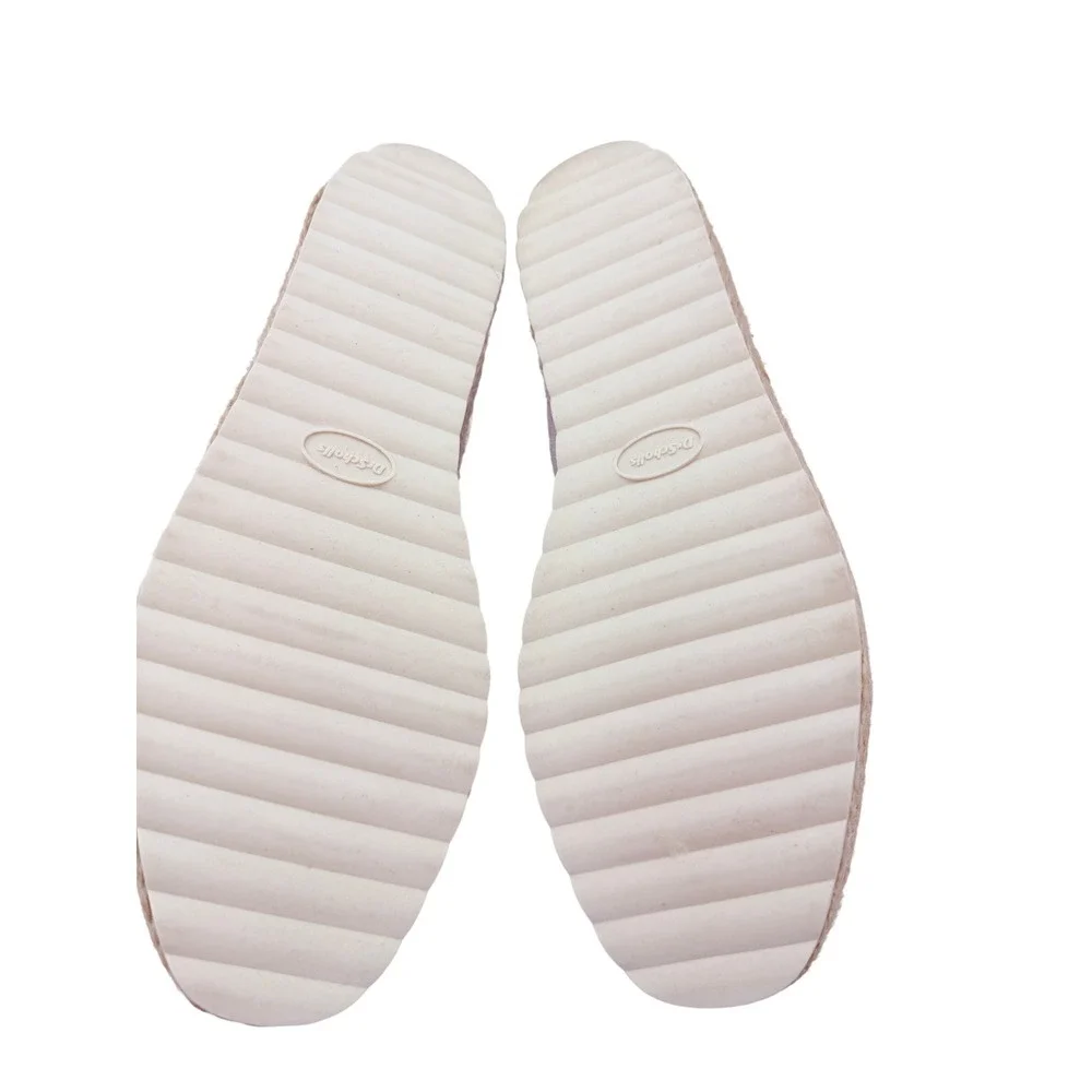 Dr. Scholl's Cream‎ Canvas Espadrille Spring Loafer Slip-on Women's 7.5 M Jute